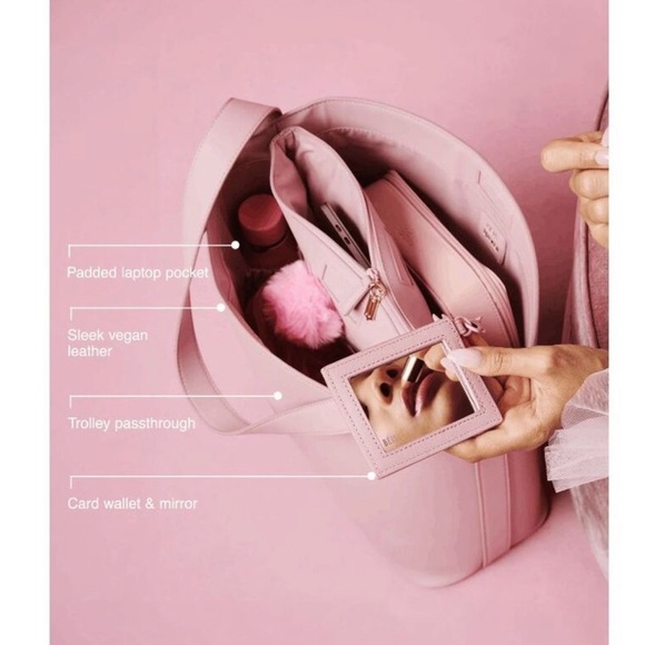 BEIS Women's Pink Tote Bag - Picture 15 of 16